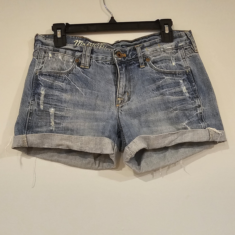 Madewell Distressed Denim Jean Shorts